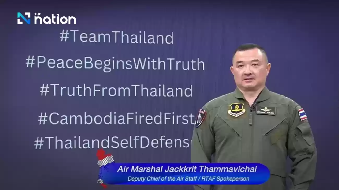 カンボジアがサケーオの民間人を攻撃した後、空軍がバッタンバンの兵器庫を攻撃