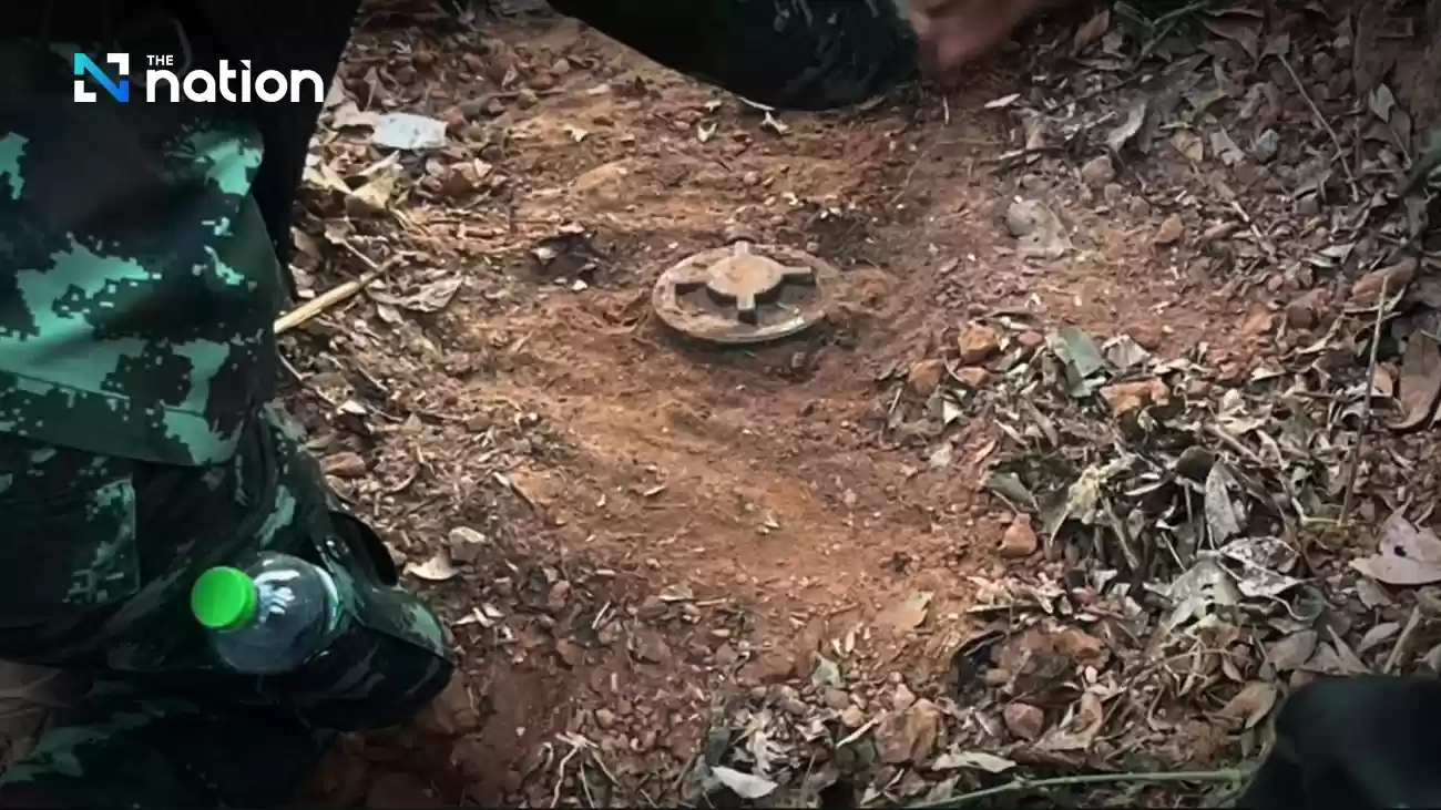 陸軍はスリン爆発現場付近でさらに4つのPMN-2地雷を発見したと発表し、国際的に問題を提起すると誓う