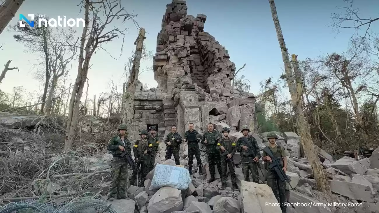 ブーンシン氏、大桂寺の兵士たちに物資を届ける